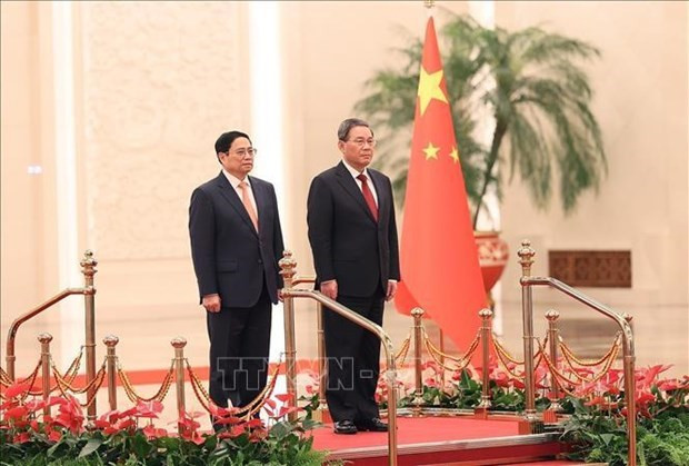 Vietnam, China issue joint press release hinh anh 1
