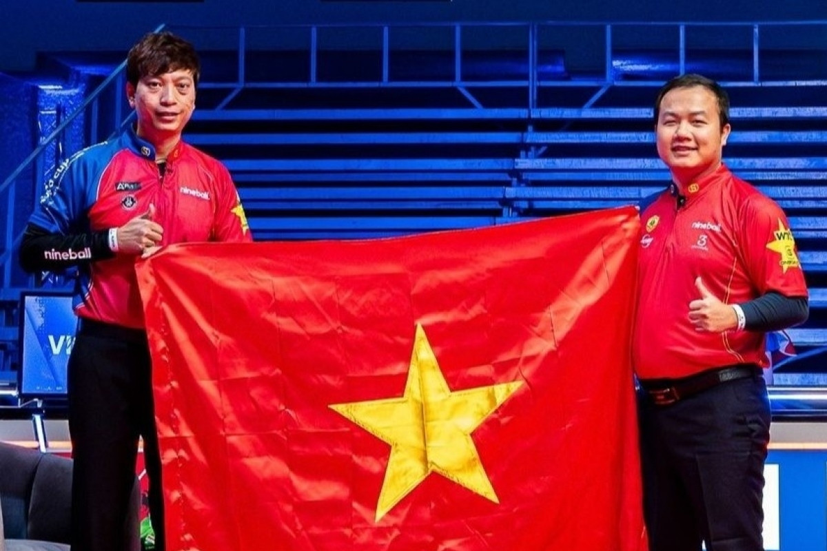 Vietnamese cueists record first win at World Cup of Pool after 17 years