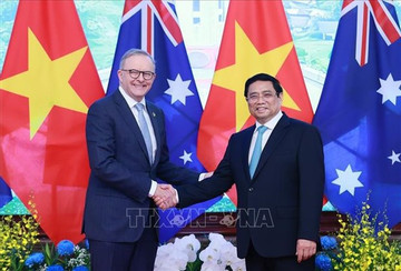 Vietnamese, Australian PMs announce talks outcomes