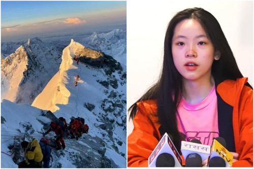 Cô gái 16 tuổi chinh phục đỉnh núi Everest