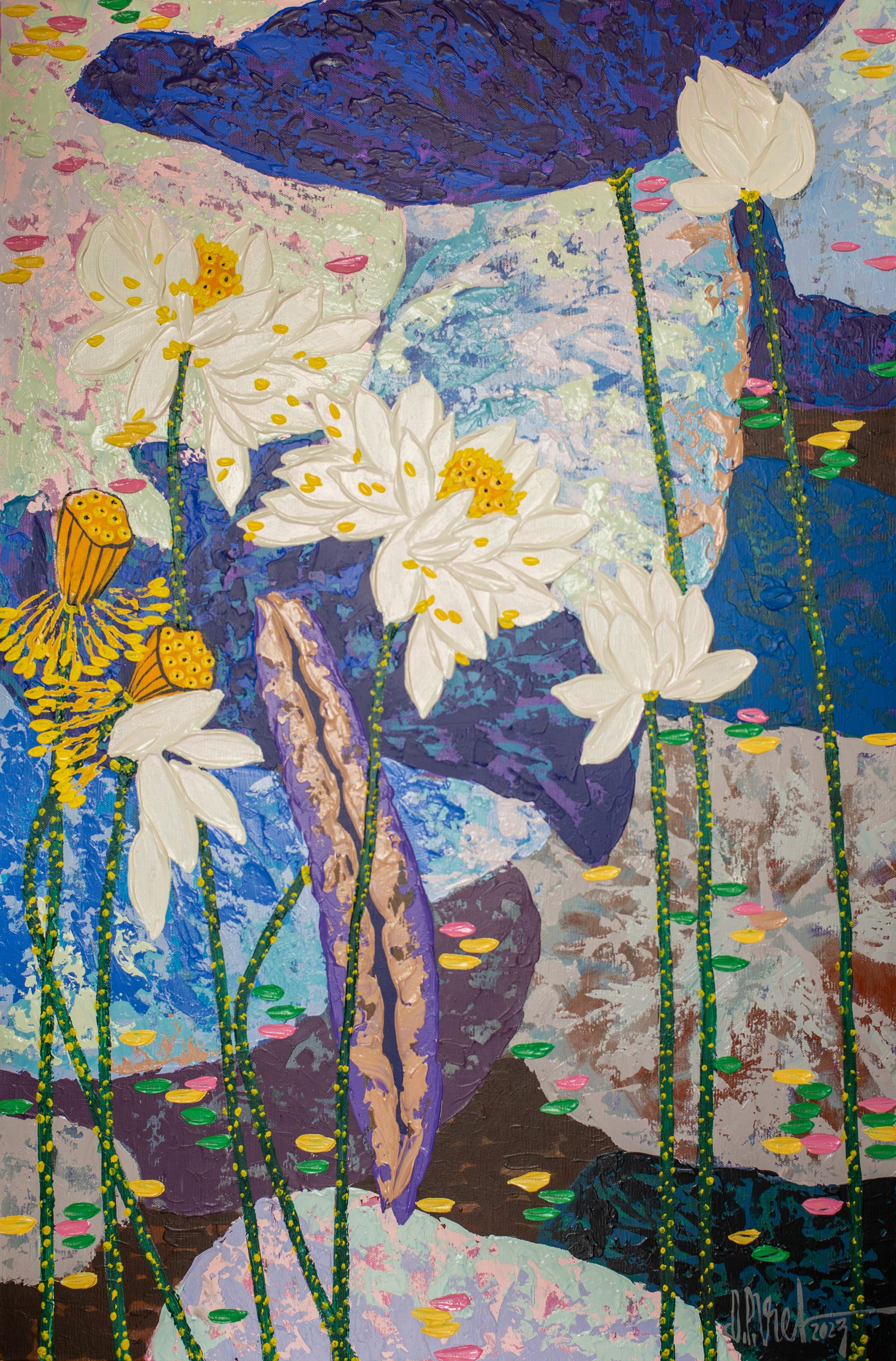Người họa sĩ 24 năm ‘đắm đuối’ với hoa sen