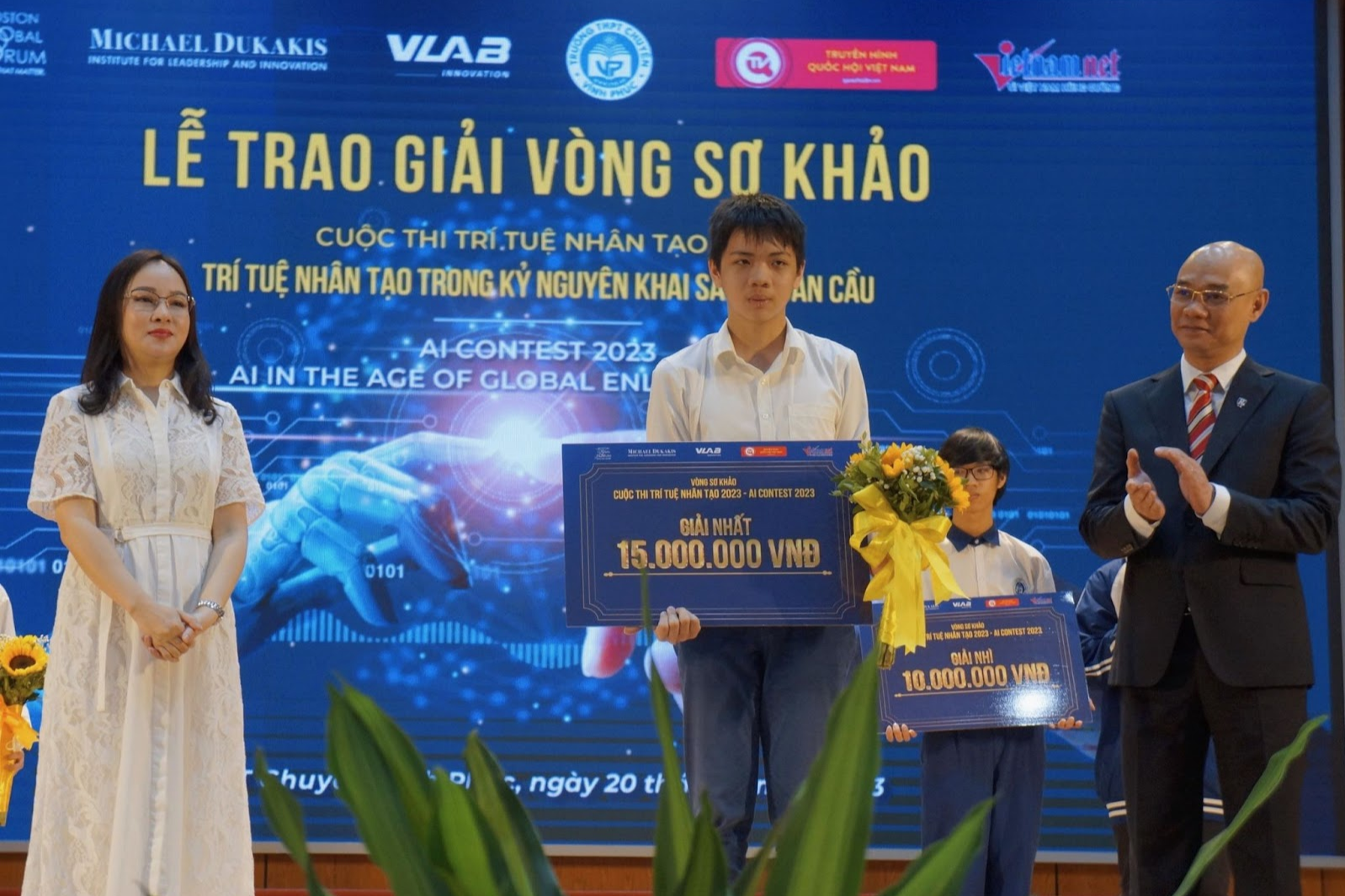 Chàng trai mê robot gây ấn tượng ở AI Contest 2023