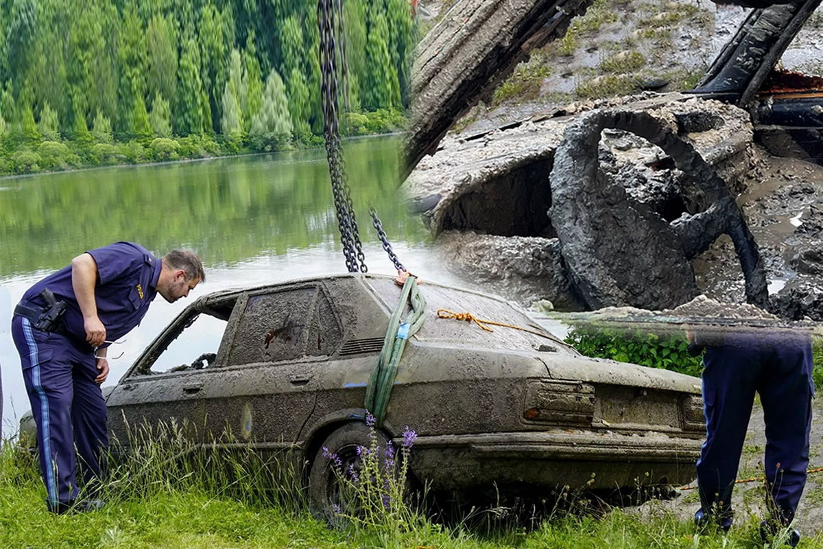 Đi câu cá vô tình vớt được xe BMW nằm dưới sông gần 40 năm