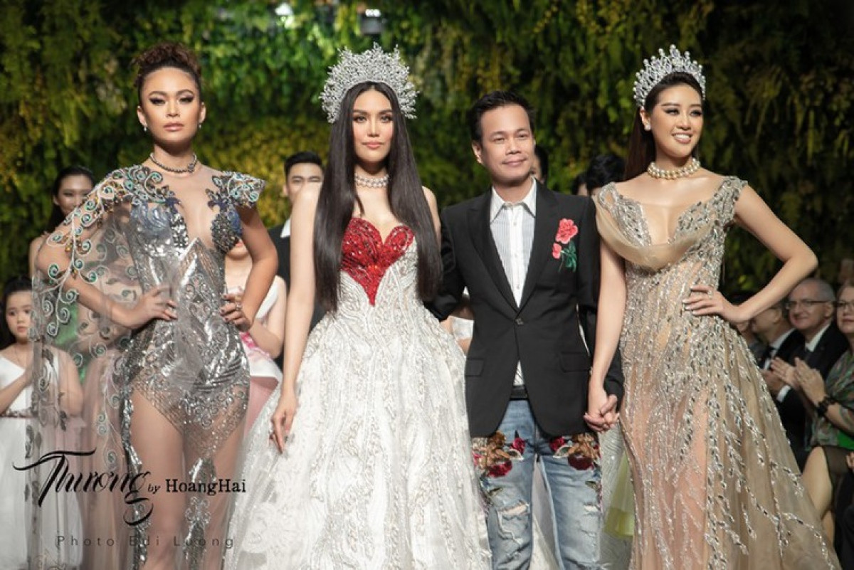 beauty queens gather for fashion show by designer hoang hai in italy picture 1