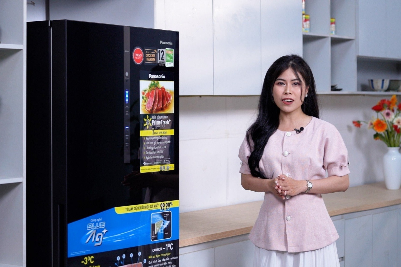 Mẫu tủ lạnh Panasonic mới: Thông minh, đa tiện ích, phù hợp gia đình 4-6 người