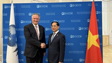 Vietnamese FM meets with OECD Secretary-General in Paris
