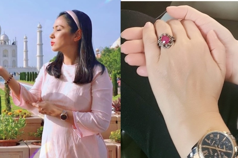 Việt Trinh bất ngờ đăng ảnh đeo 'nhẫn cưới'