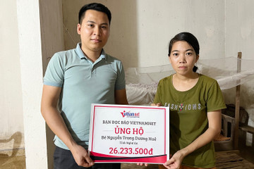 Bạn đọc giúp đỡ bé trai mắc 2 bệnh hiểm nghèo ở Nghệ An