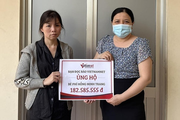 Bé Phí Hồng Minh Trang bị ung thư được ủng hộ hơn 266 triệu đồng
