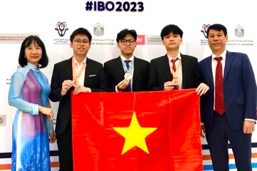 Học sinh Việt Nam giành 3 Huy chương Olympic Sinh học quốc tế 2023