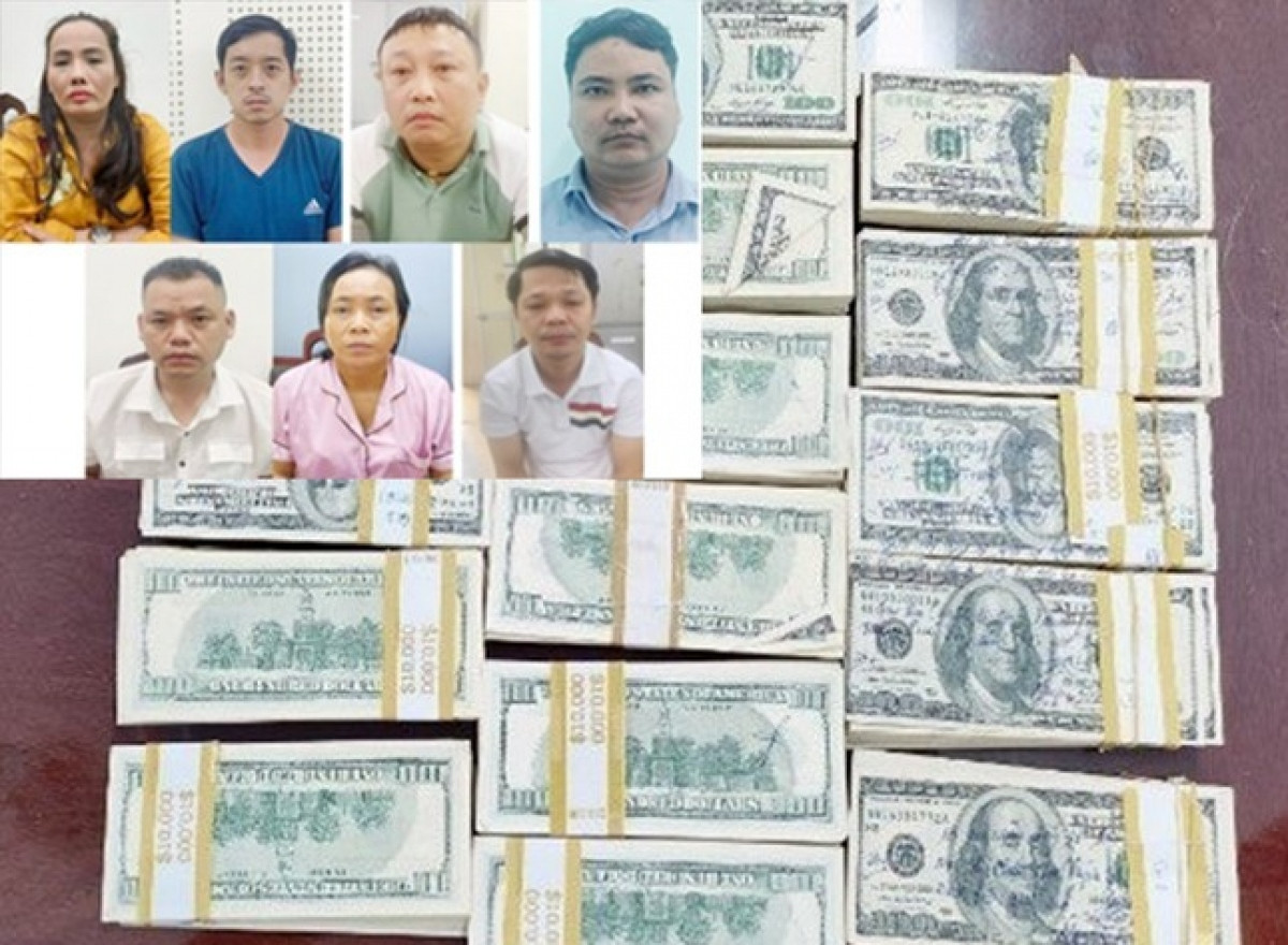 large-scale counterfeit money ring busted in hanoi picture 1