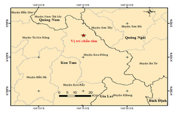 Seven more earthquakes shake Kon Tum