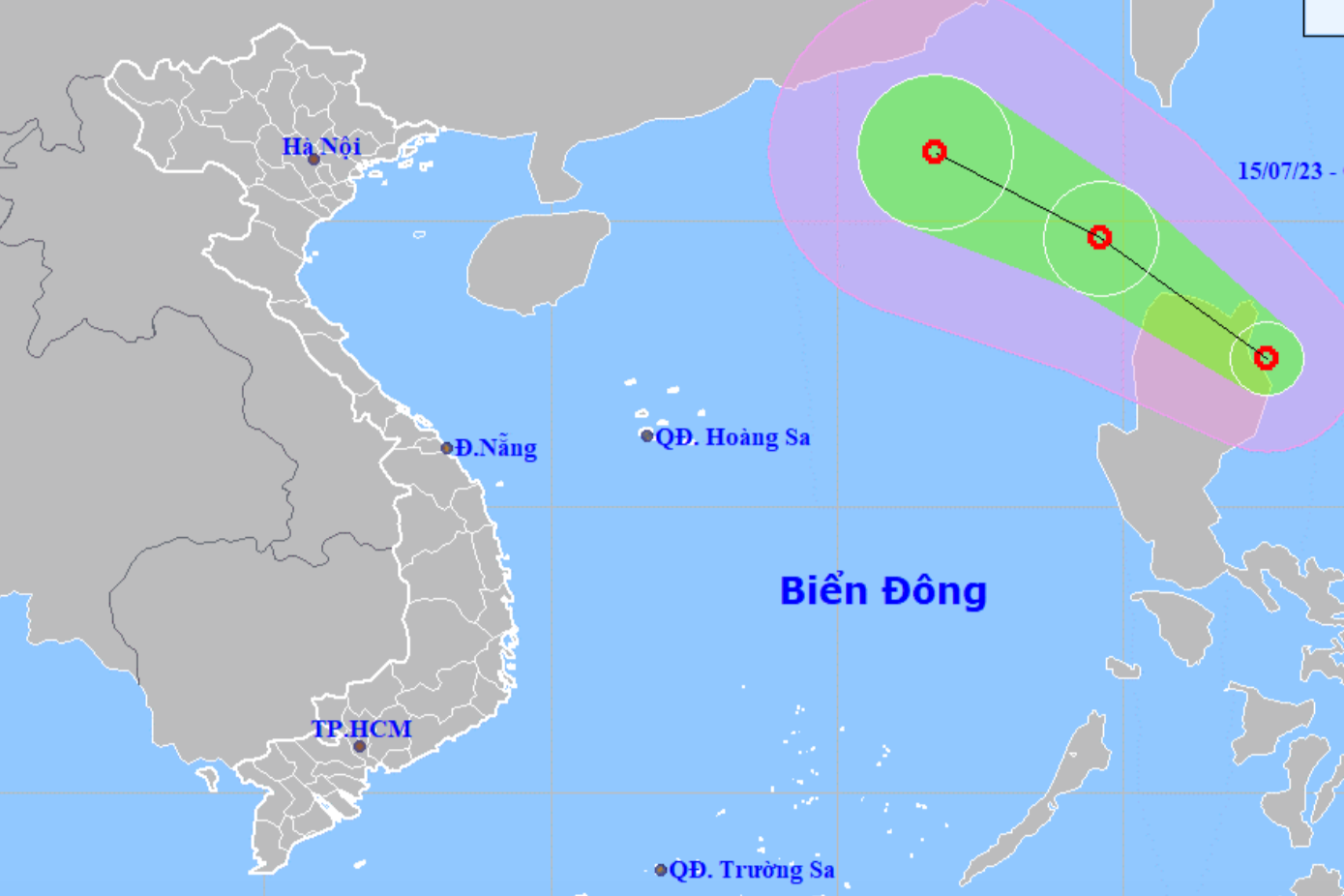 Áp thấp nhiệt đới khi vào Biển Đông sẽ mạnh thêm