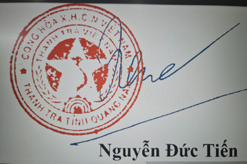 Thanh tra tỉnh Quảng Nam lên tiếng về con dấu không rõ Hoàng Sa, Trường Sa