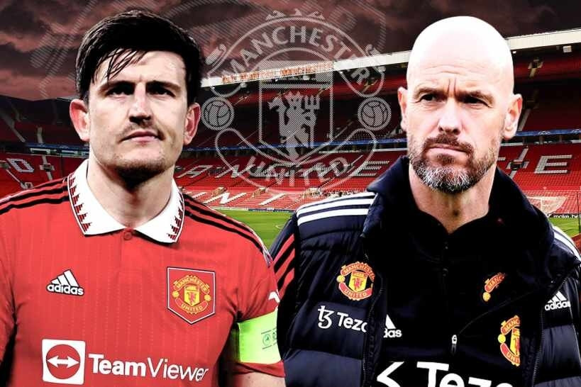 Ten Hag tước băng đội trưởng MU của Harry Maguire