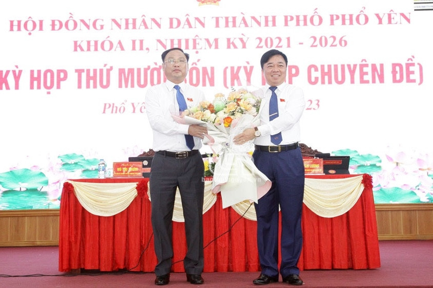 Ông Nguyễn Công Thịnh giữ chức Chủ tịch UBND TP Phổ Yên