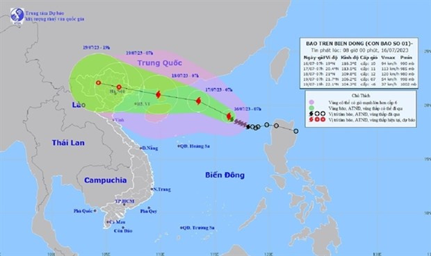 Tropical depression strengthens into Storm Talim hinh anh 1