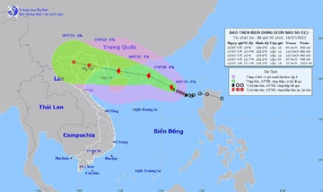 Tropical depression strengthens into Storm Talim