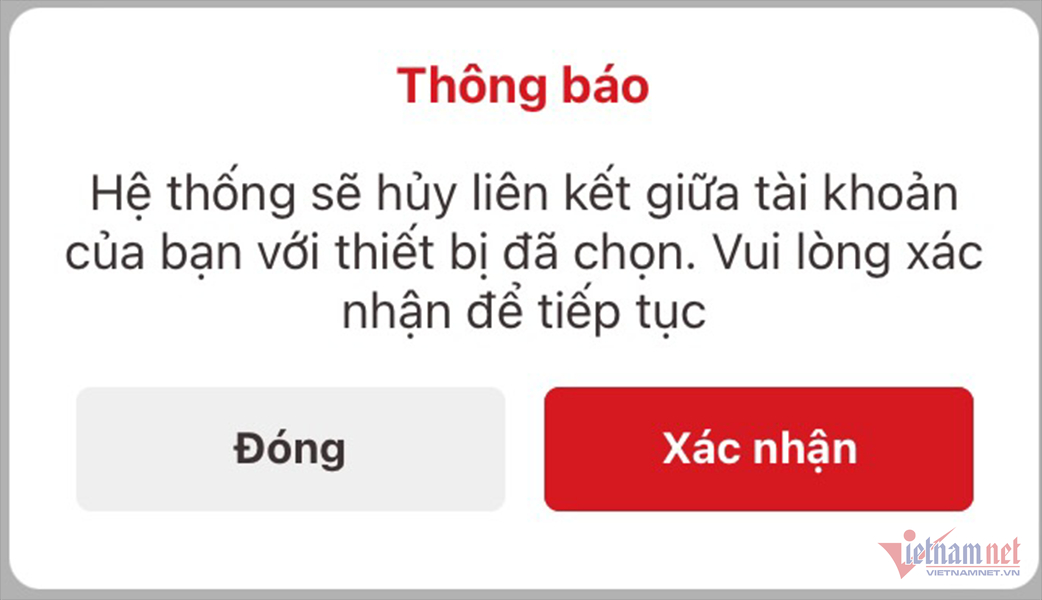 Cách hủy ứng dụng VNeID trên điện thoại