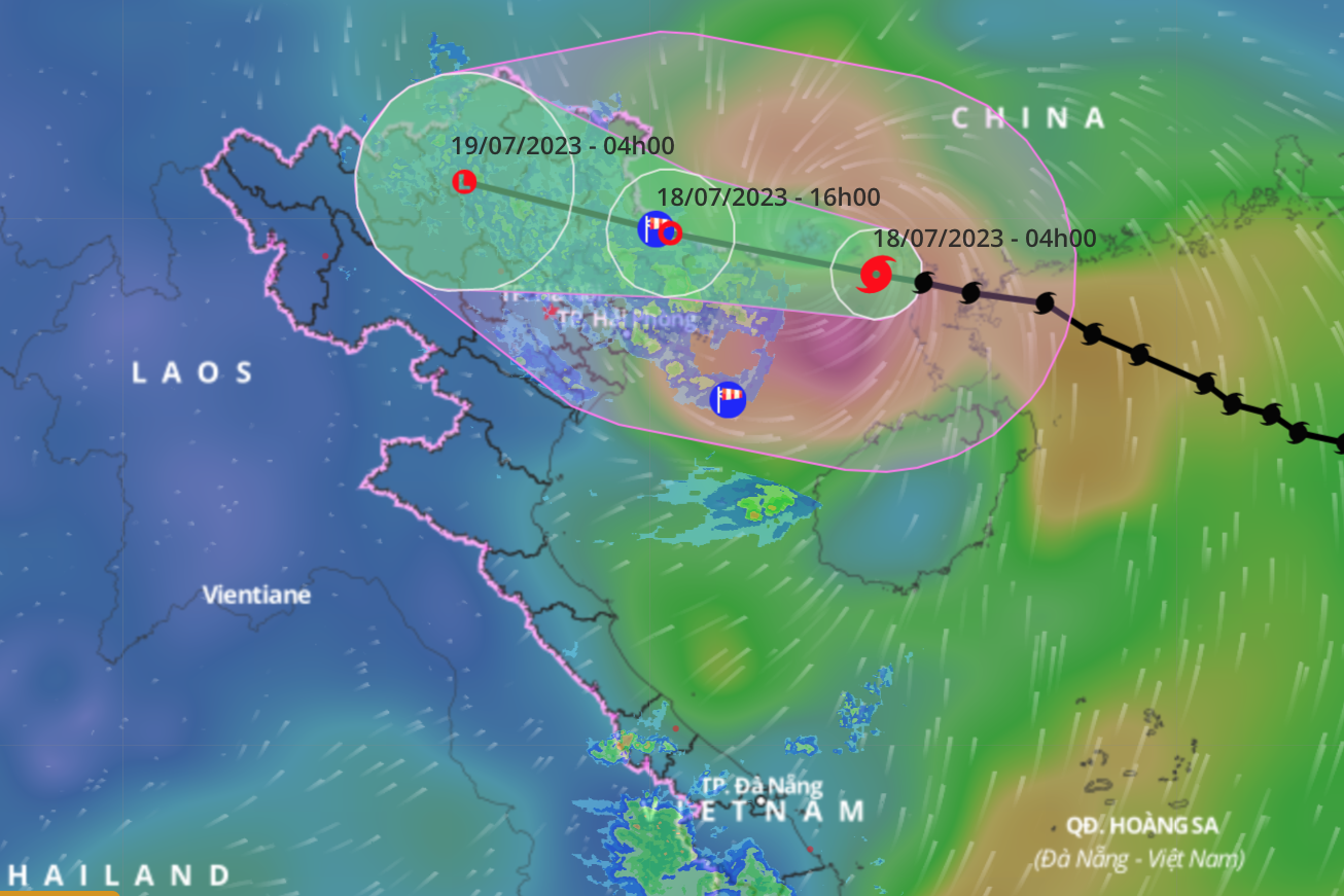 Bản tin trưa 18/7: Bão số 1 giảm cấp, trưa nay vào biên giới Việt - Trung