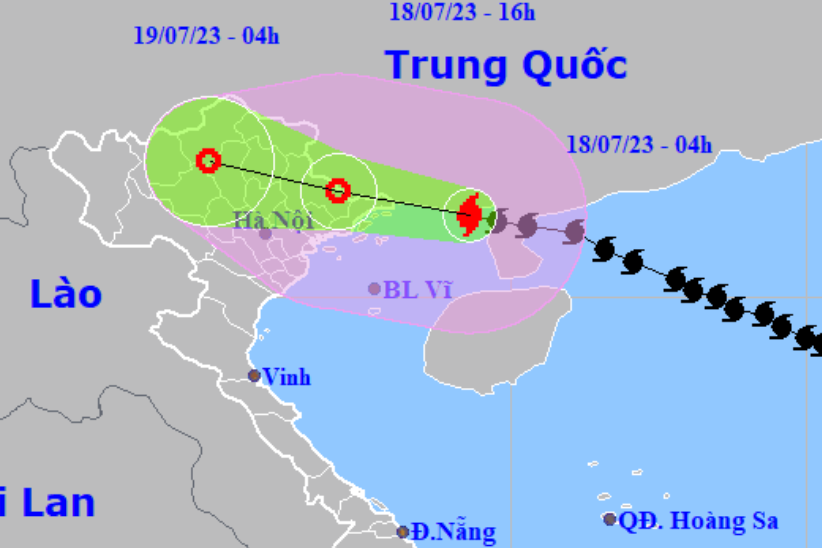 Bão số 1 cách Quảng Ninh khoảng 140km, tiến nhanh về đất liền