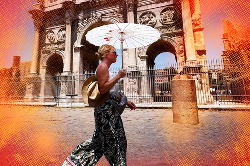 Châu Âu nóng kỷ lục: Rome mất điện do quá tải, nhiều điểm du lịch đóng cửa