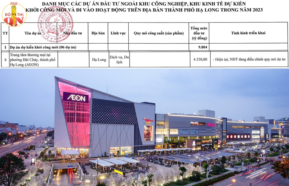 Bất động sản tăng nhiệt nhờ gần đại siêu thị AEON Mall