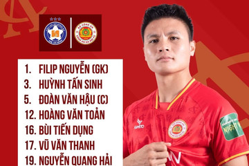 Công an Hà Nội trắng tay trận Filip Nguyễn, Quang Hải ra mắt