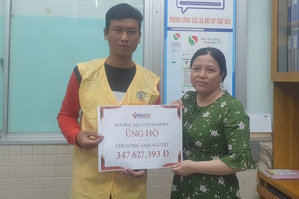 Chị Lương Ánh Nguyệt bị bệnh viêm não hiếm gặp được ủng hộ gần 670 triệu đồng