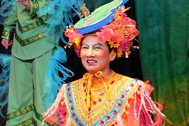 Mỹ Uyên lạ lẫm trong kịch thiếu nhi được đầu tư lớn nhất lịch sử rạp 5B