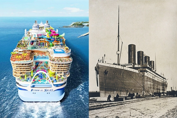 Siêu du thuyền lớn nhất thế giới vừa ra mắt khác biệt thế nào so với Titanic?