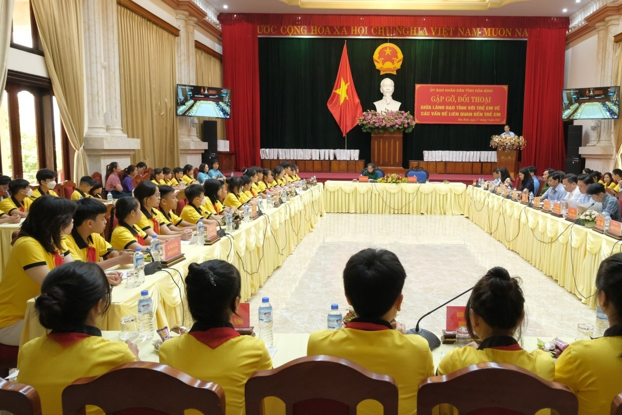 Mong các em thiếu nhi phát huy quyền tham gia và nói lên tiếng nói của mình