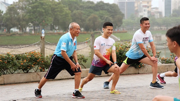 Age just a number for Hanoi's running man