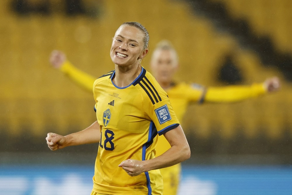 Nữ Thụy Điển thắng nhọc Nam Phi trận ra quân tại World Cup 2023