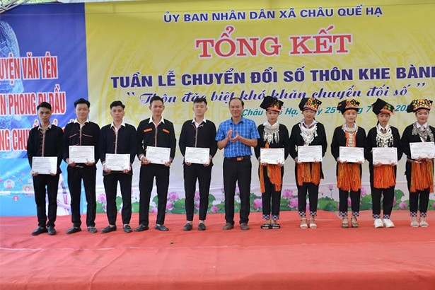 Châu Quế Hạ đẩy mạnh chuyển đổi số trong xây dựng nông thôn mới