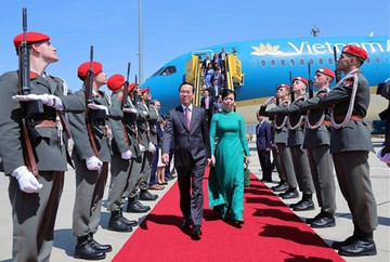 President of Vietnam starts official visit to Austria