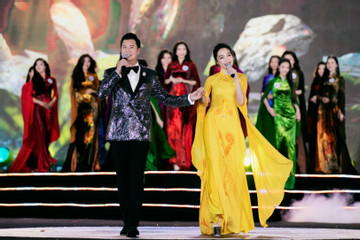 Quang Dũng, Hiền Thục kết hợp ngọt ngào tại đêm chung kết Miss World Vietnam