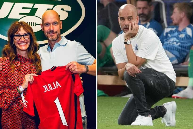 Vui vẻ với MU, Julia Roberts làm tan nát trái tim Guardiola