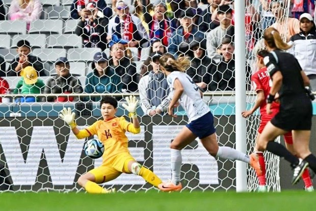 Women football: Vietnam-US match draws impressive viewer number hinh anh 1