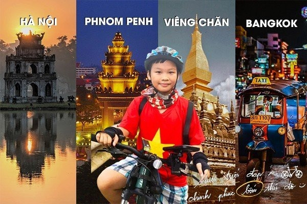 Cậu bé Lạng Sơn 10 tuổi du lịch hè: Đạp xe 2.800km, chinh phục 4 thủ đô