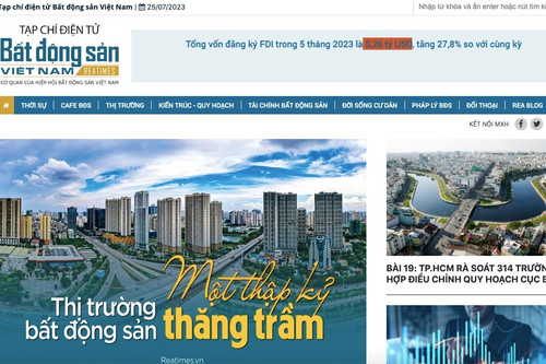 Sở TT&TT Cần Thơ phạt 20 triệu đồng Tạp chí điện tử Bất động sản Việt Nam