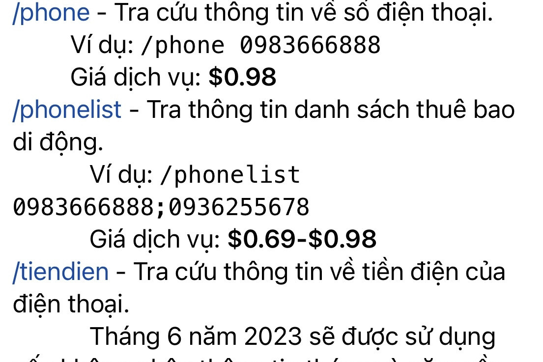 Information about subscribers, residential addresses on sale on Telegram