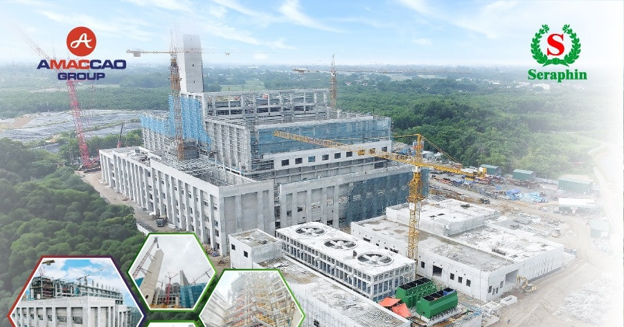 View - Toàn cảnh nhà máy điện rác Seraphin sau hơn 1 năm khởi công xây dựng