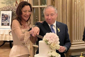 Dương Tử Quỳnh làm lễ cưới với chồng tỷ phú sau 19 năm yêu nhau