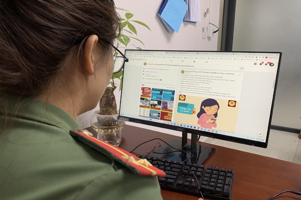Quang Nam launches Fanpage to protect children and women in cyberspace
