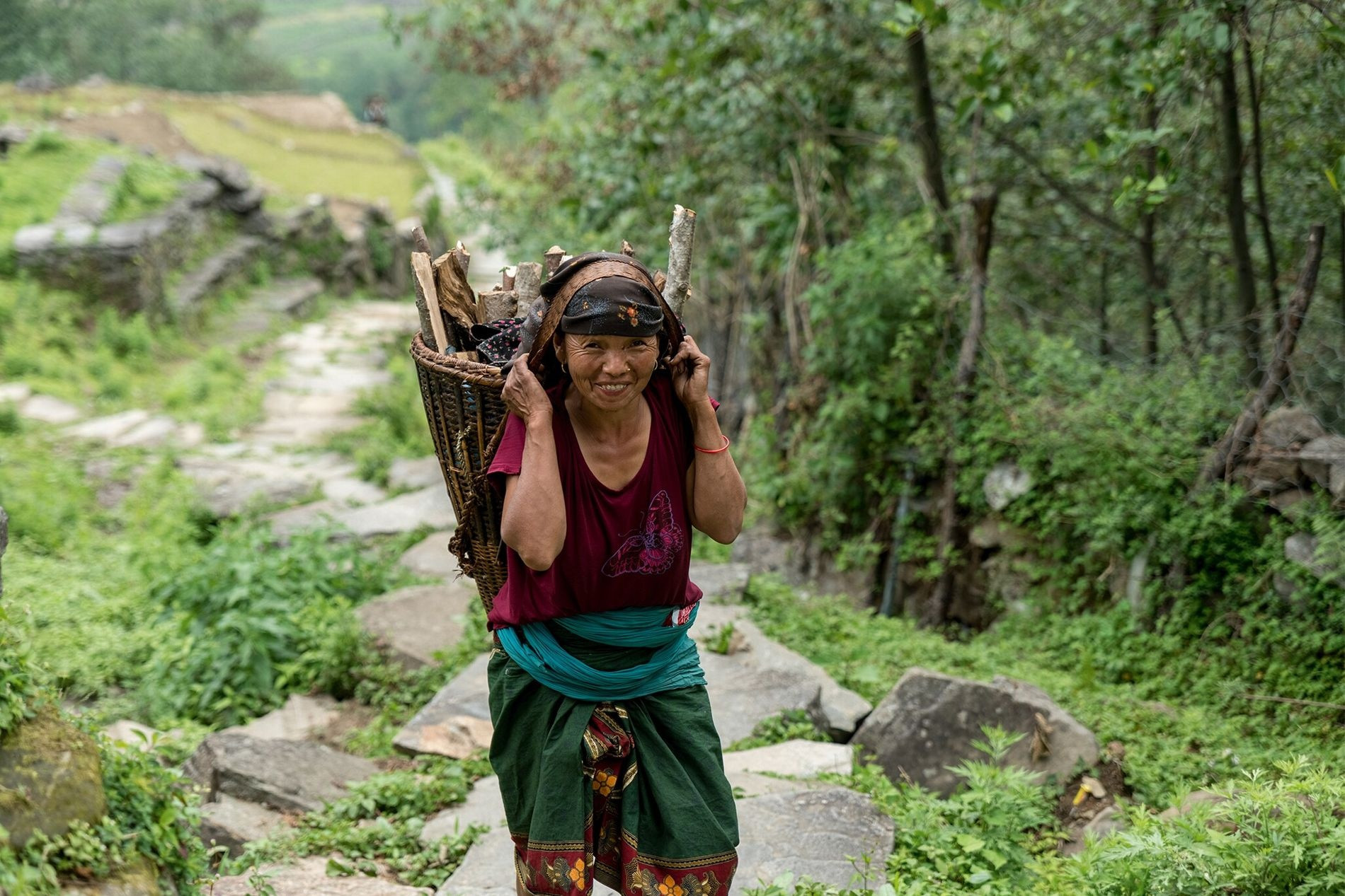 Du lich Nepal,  Toc nguoi Gurung,  Ong lon nhat,  San mat ong anh 3