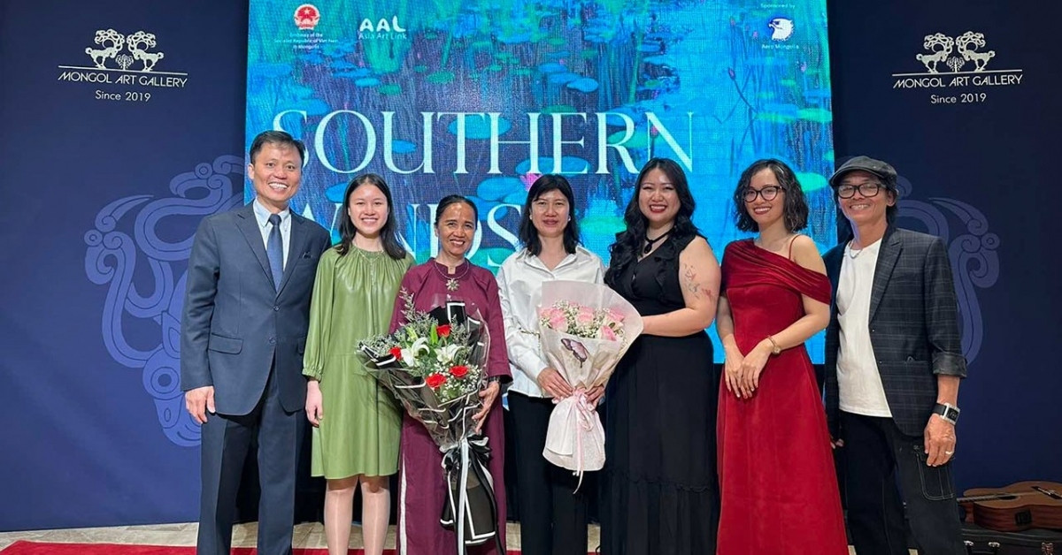 First Vietnamese painting exhibition held in Mongolia