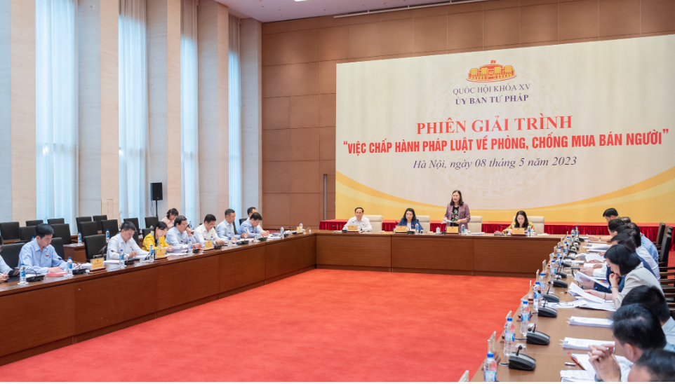 Quan tâm, đẩy mạnh công tác hoàn thiện pháp luật về phòng, chống mua bán người