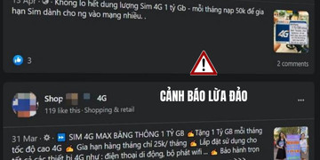 Long An: Cảnh báo mua sim data 4G giả trên mạng