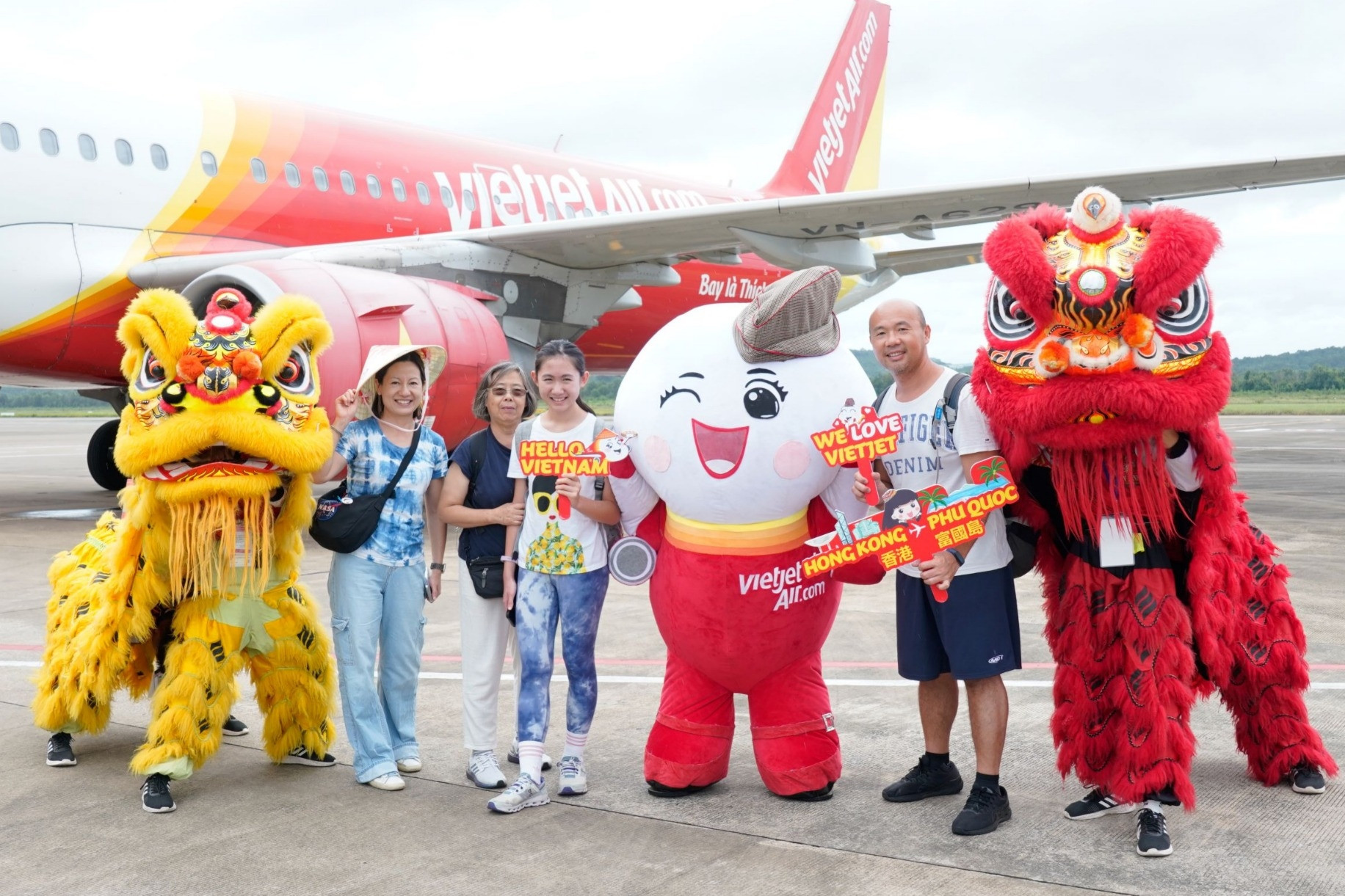 Bay thẳng Hồng Kông từ Phú Quốc, Đà Nẵng cùng các chuyến bay Vietjet